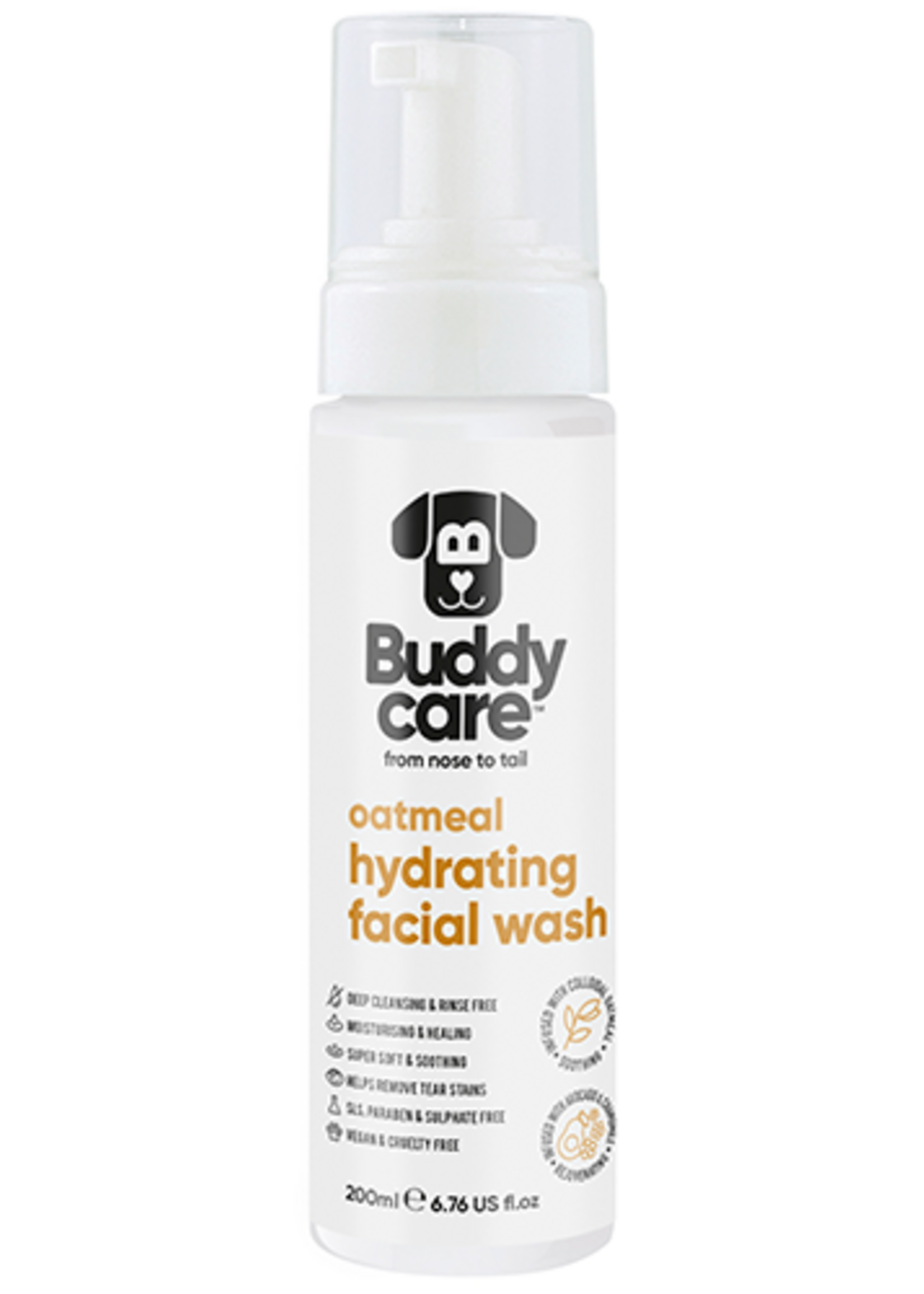 Buddy Care Buddy Care - Dog Facial Wash - Oatmeal - 6.76oz