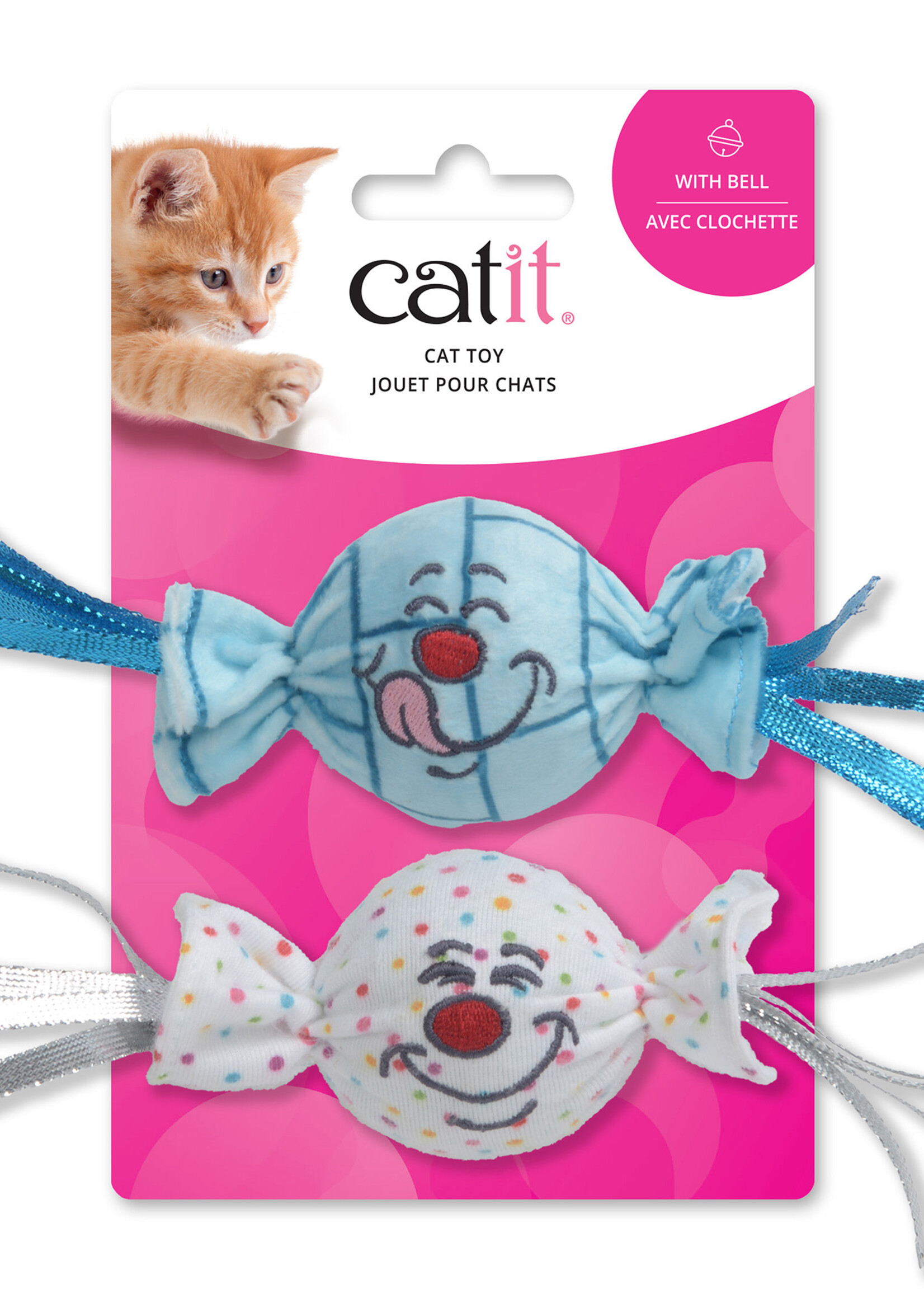 Catit Cat Toy - Candy with Bell - 2-pack
