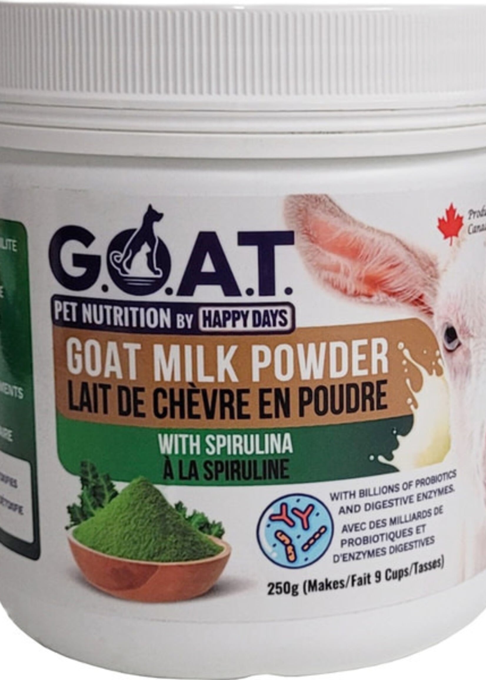 Happy Days Goat Milk Powder with Spirulina
