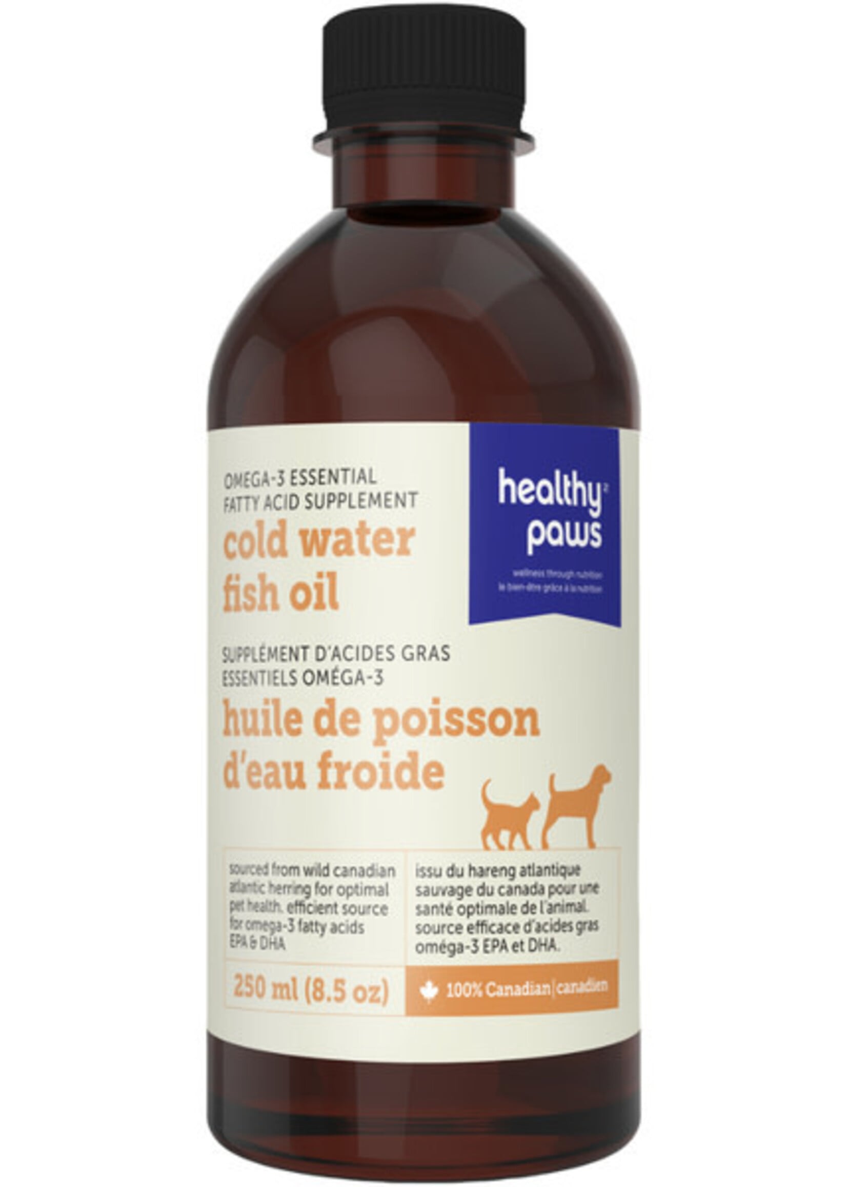 Healthy Paws Omega 3 Cold Water Fish Oil 8.5OZ