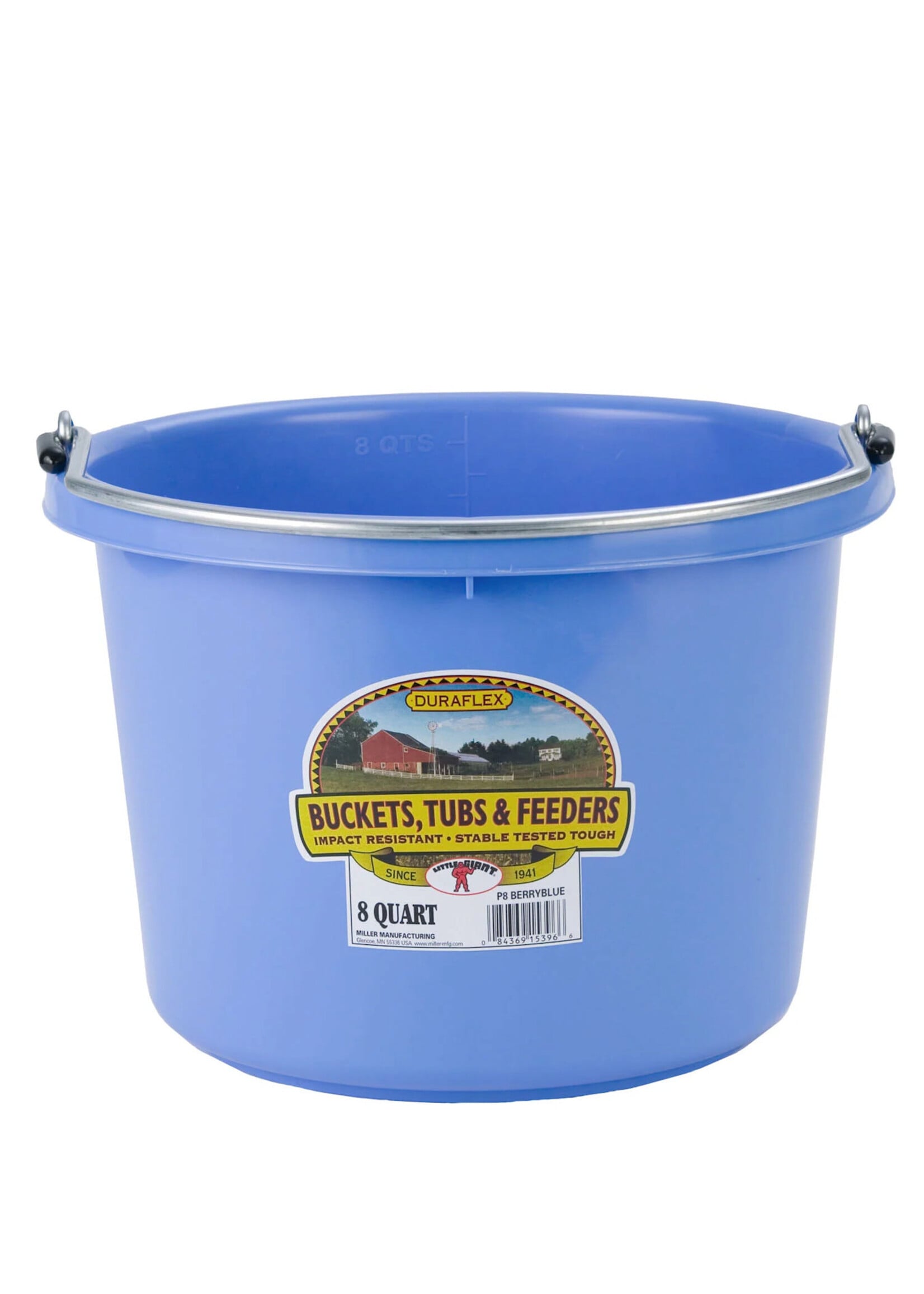 Miller Miller Plastic Bucket Berry Blue