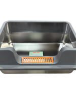 Simon's SIMONS Stainless Steel Cat Pan with Rim - 50x35x22cm