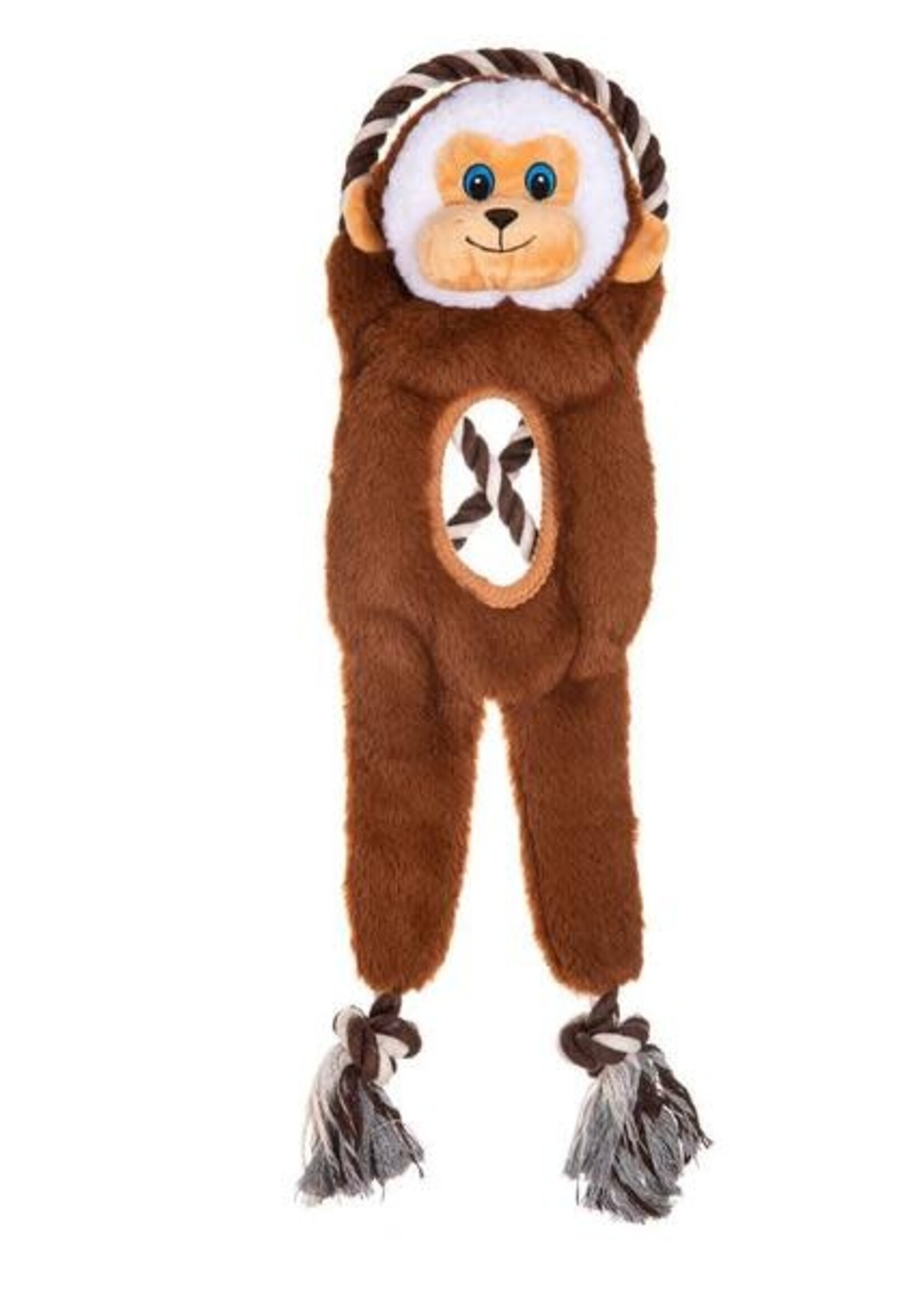 Growl Jungle Tugz Monkey Brown 21"