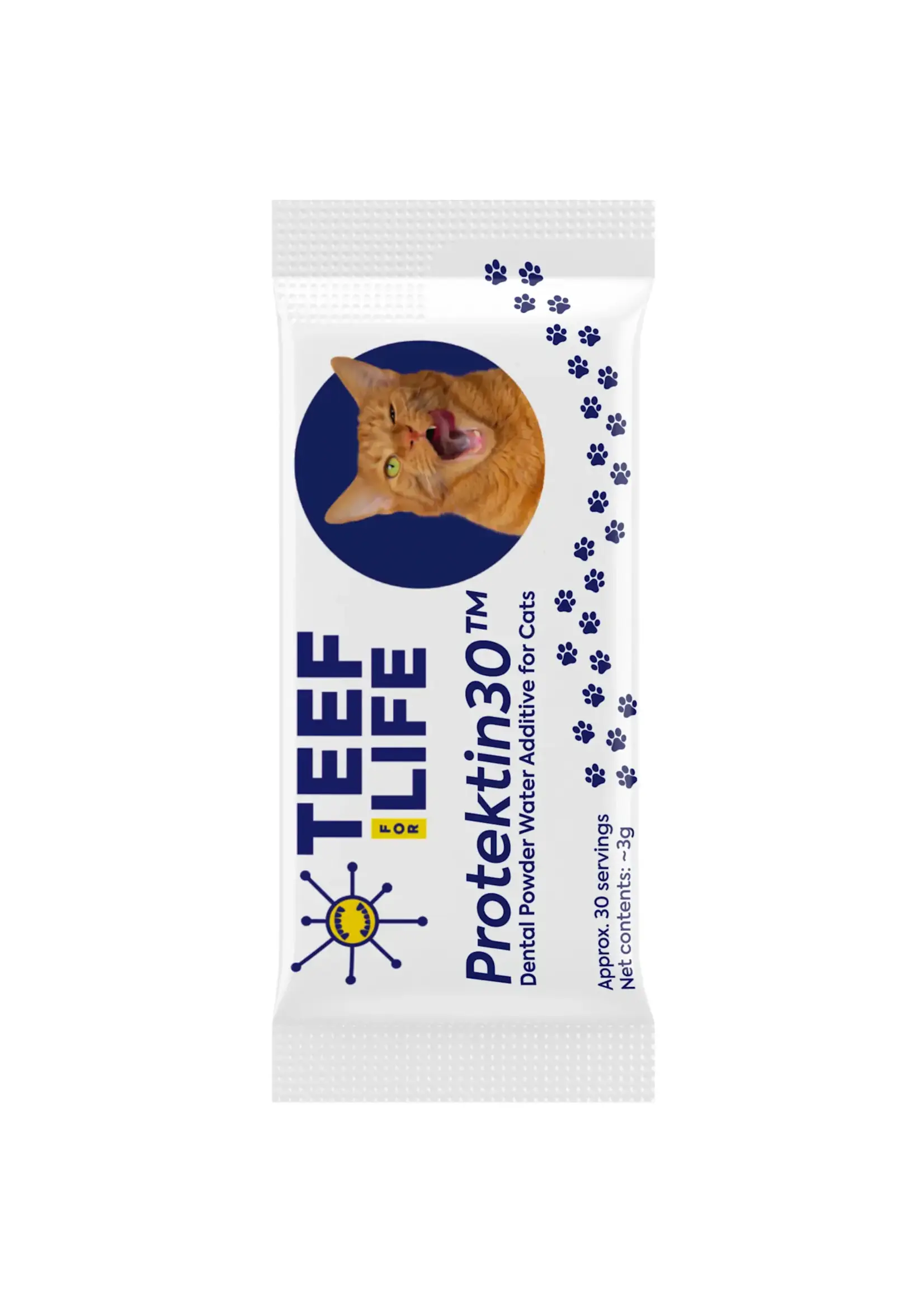 Teef for Life Teef Refill Pwd Cat 30svg 30g