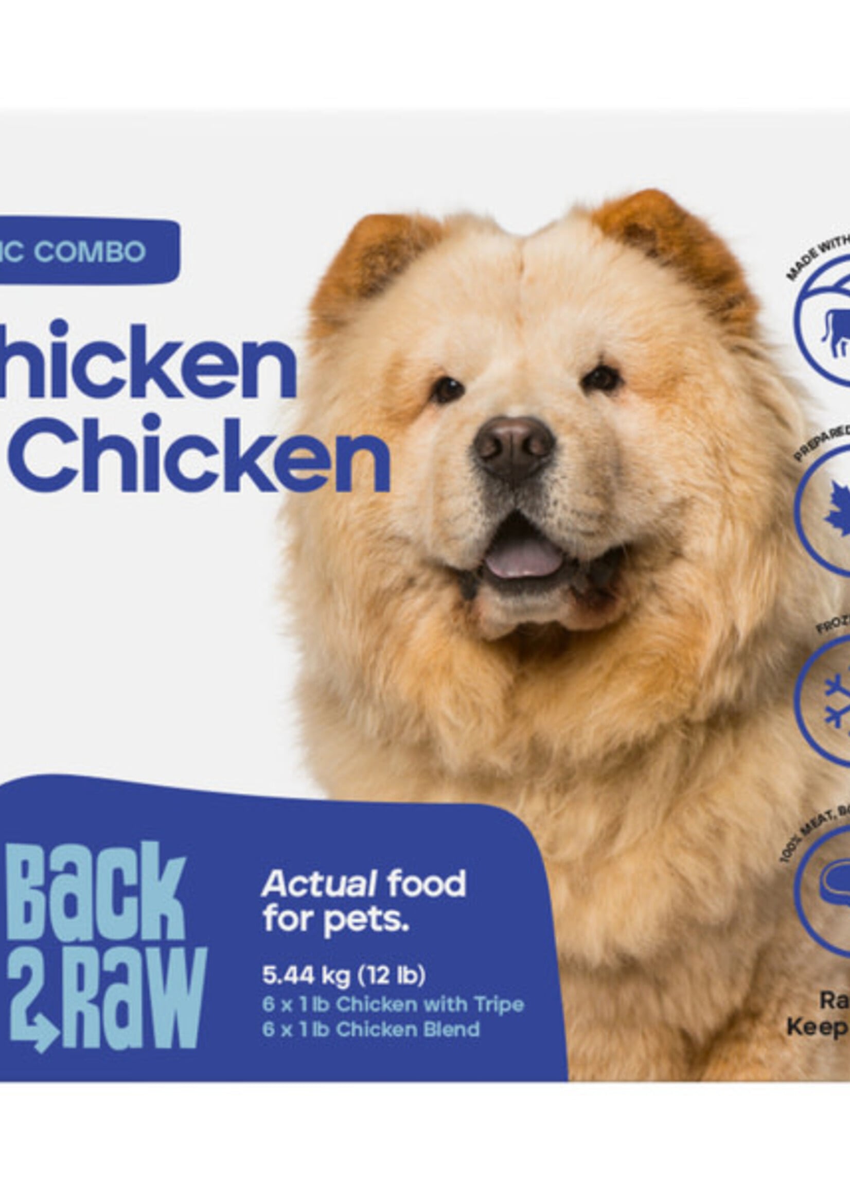 Back 2 Raw Back 2 Raw - Basics Chicken/Tripe Blend 12LB