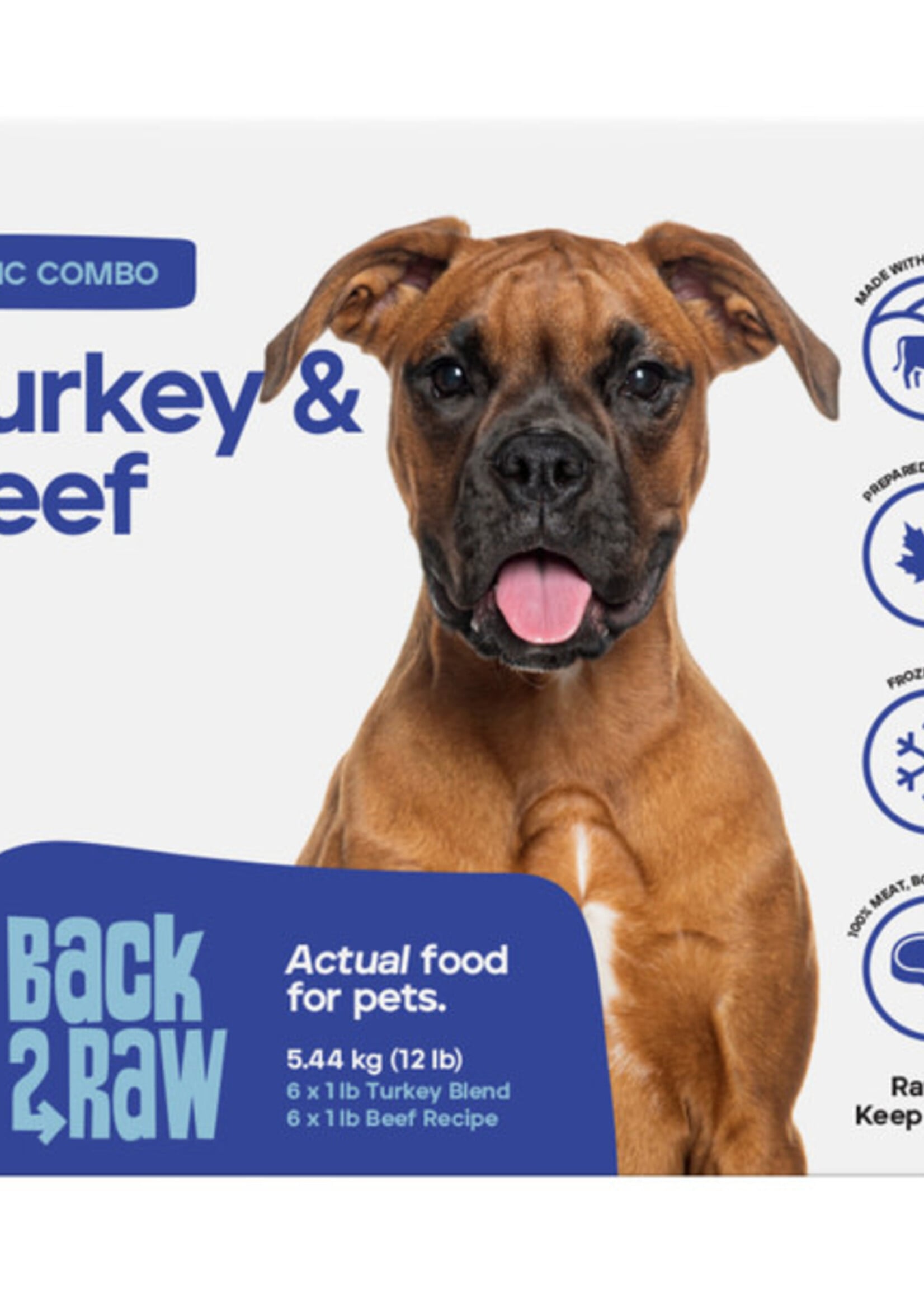 Back 2 Raw Back 2 Raw - Basics Turkey/Beef Blend 12LB