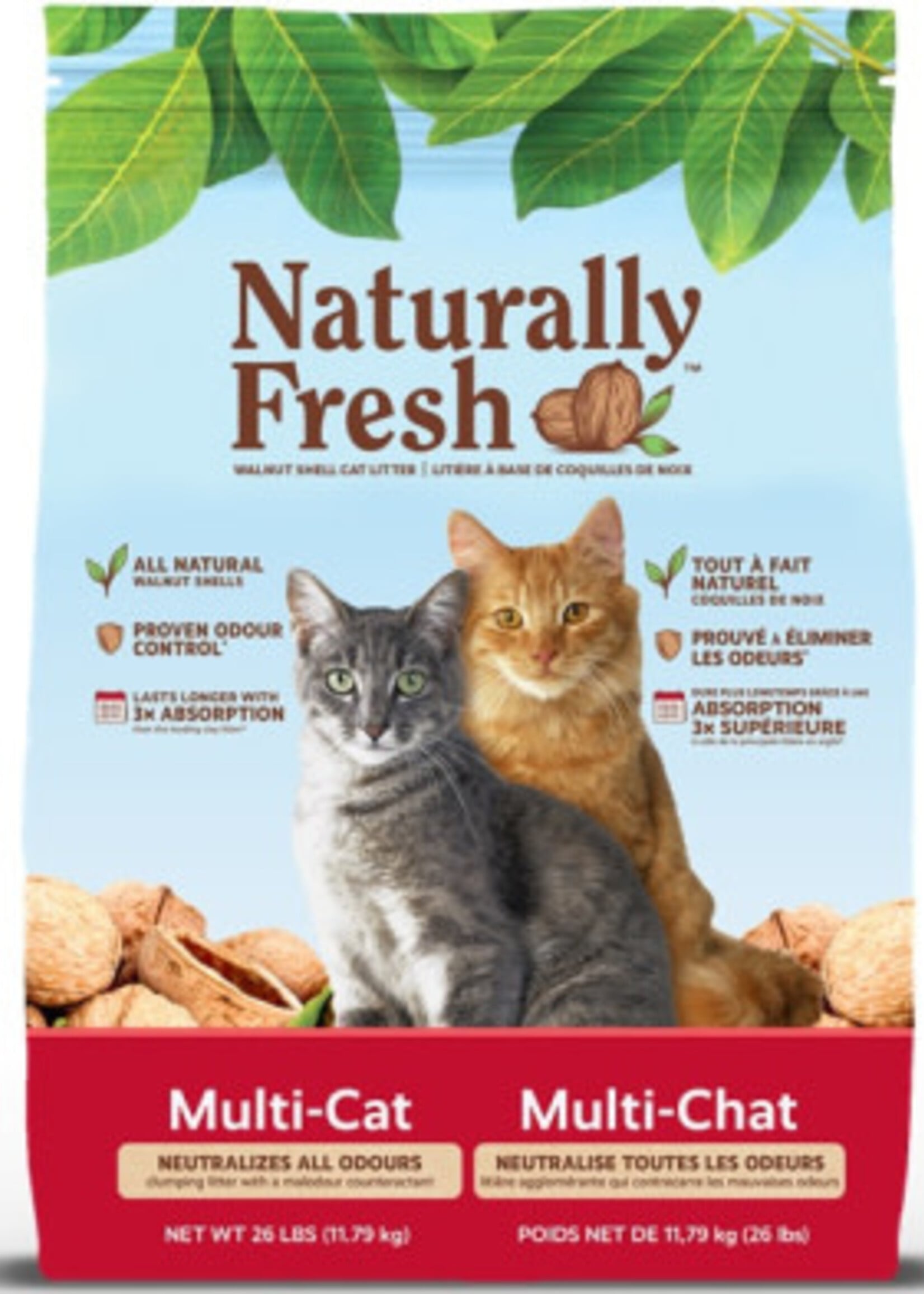 Naturally Fresh NF Multi-Cat Clumping Litter 11.8kg/26lb
