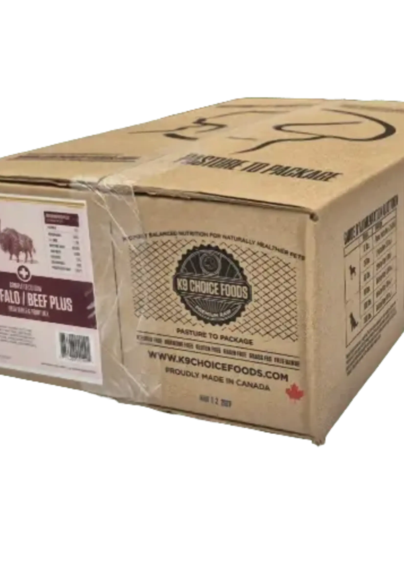 K9 Choice K9 Choice Dog Complete Cuisine Buffalo/Beef Plus 20lb