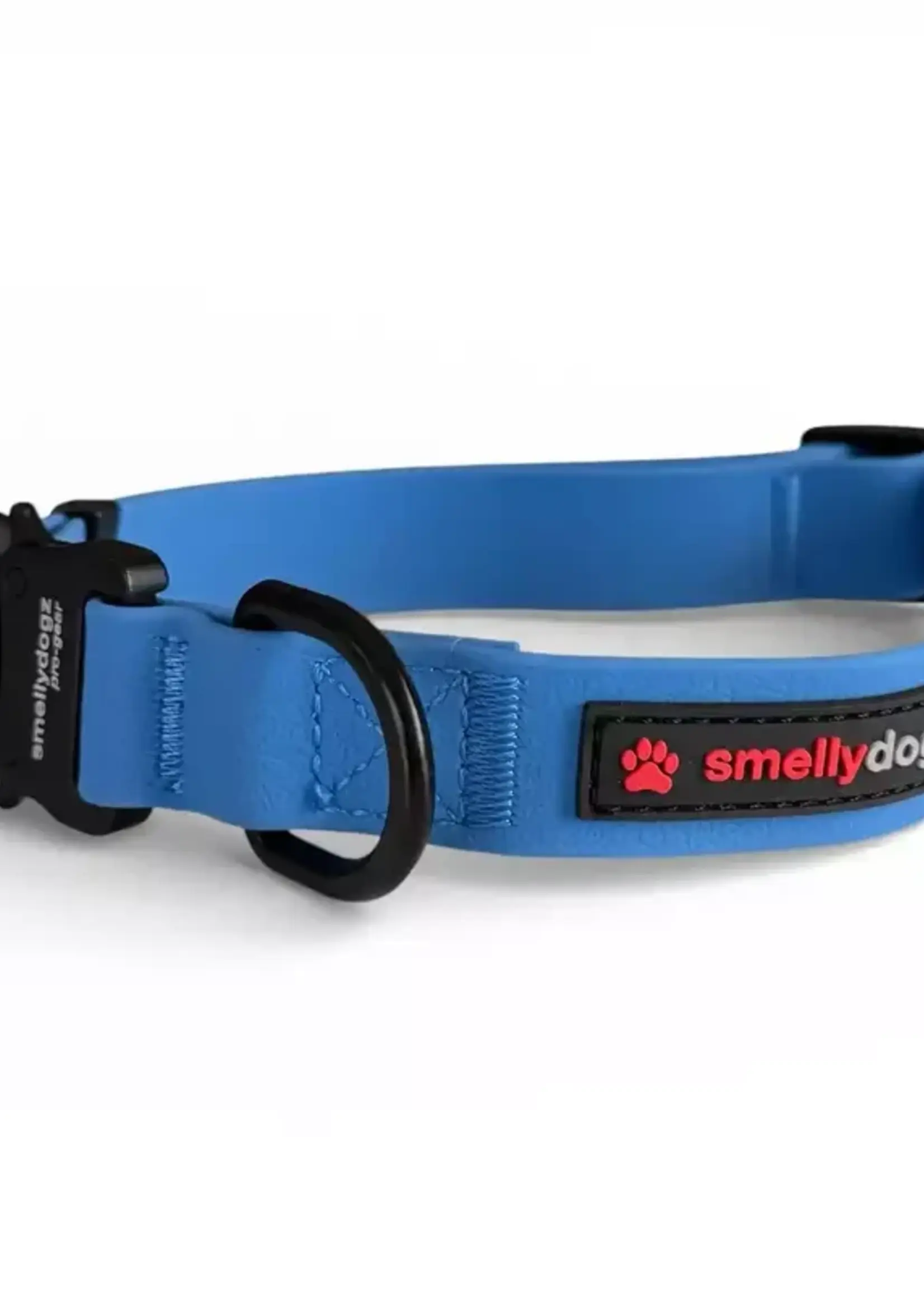 SmellyDogz Adjustable Comfort Collar Pro (Blue) 1.25"W x 18-28" XL