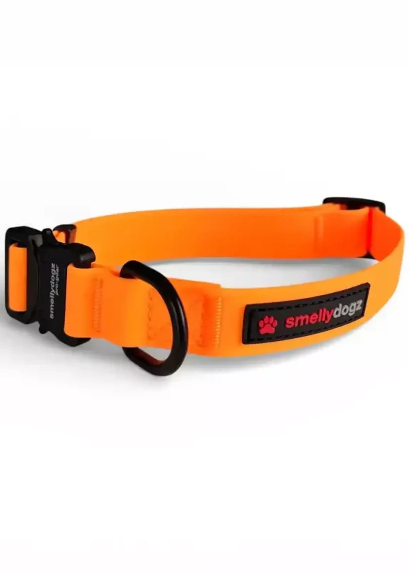 SmellyDogz Adjustable Comfort Collar Pro (Orange) 1.25"W x 18-28" XL