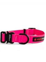 SmellyDogz Adjustable Comfort Collar Pro (Pink) 1.25"W x 18-28" XL