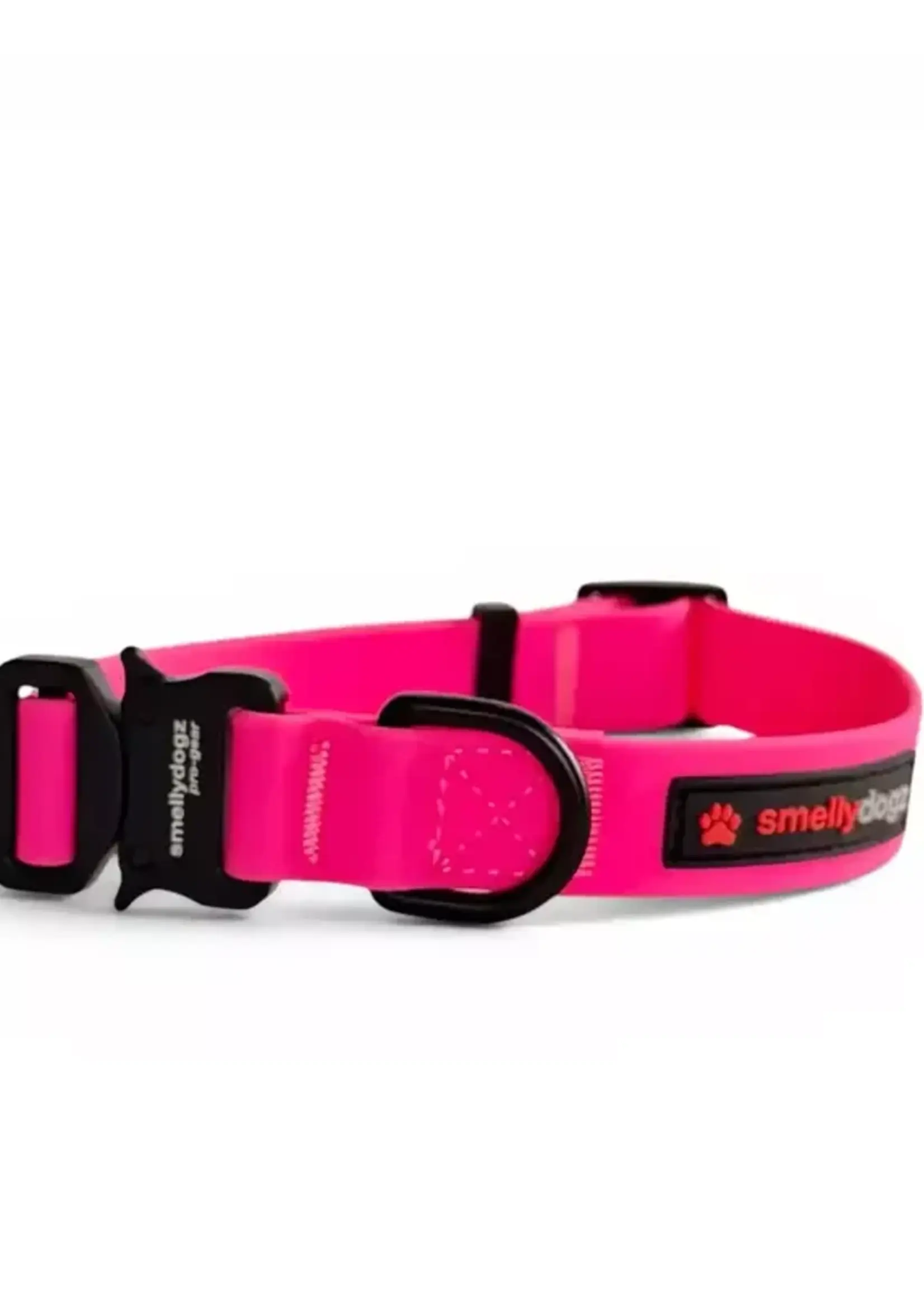 SmellyDogz Adjustable Comfort Collar Pro (Pink) 1"W x 16-22" M/L