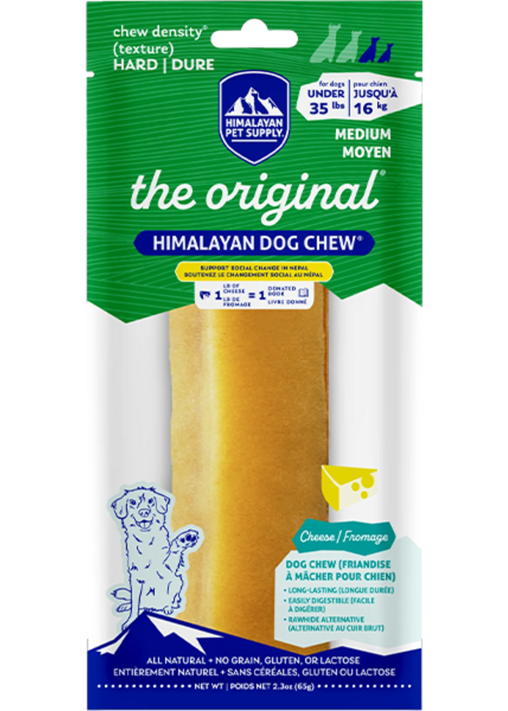 HIMALAYAN DOG CHEW Himalayan Dog Chew Cheese Original Medium 2.3oz
