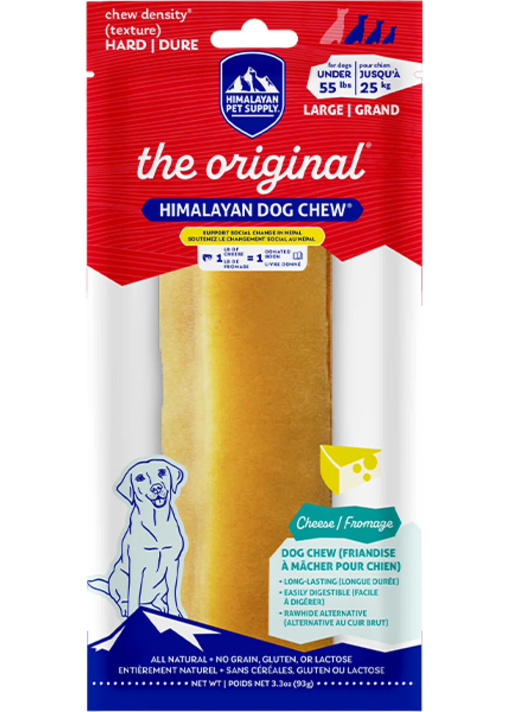 HIMALAYAN DOG CHEW Himalayan Dog Chew Cheese Original Large 3.3oz