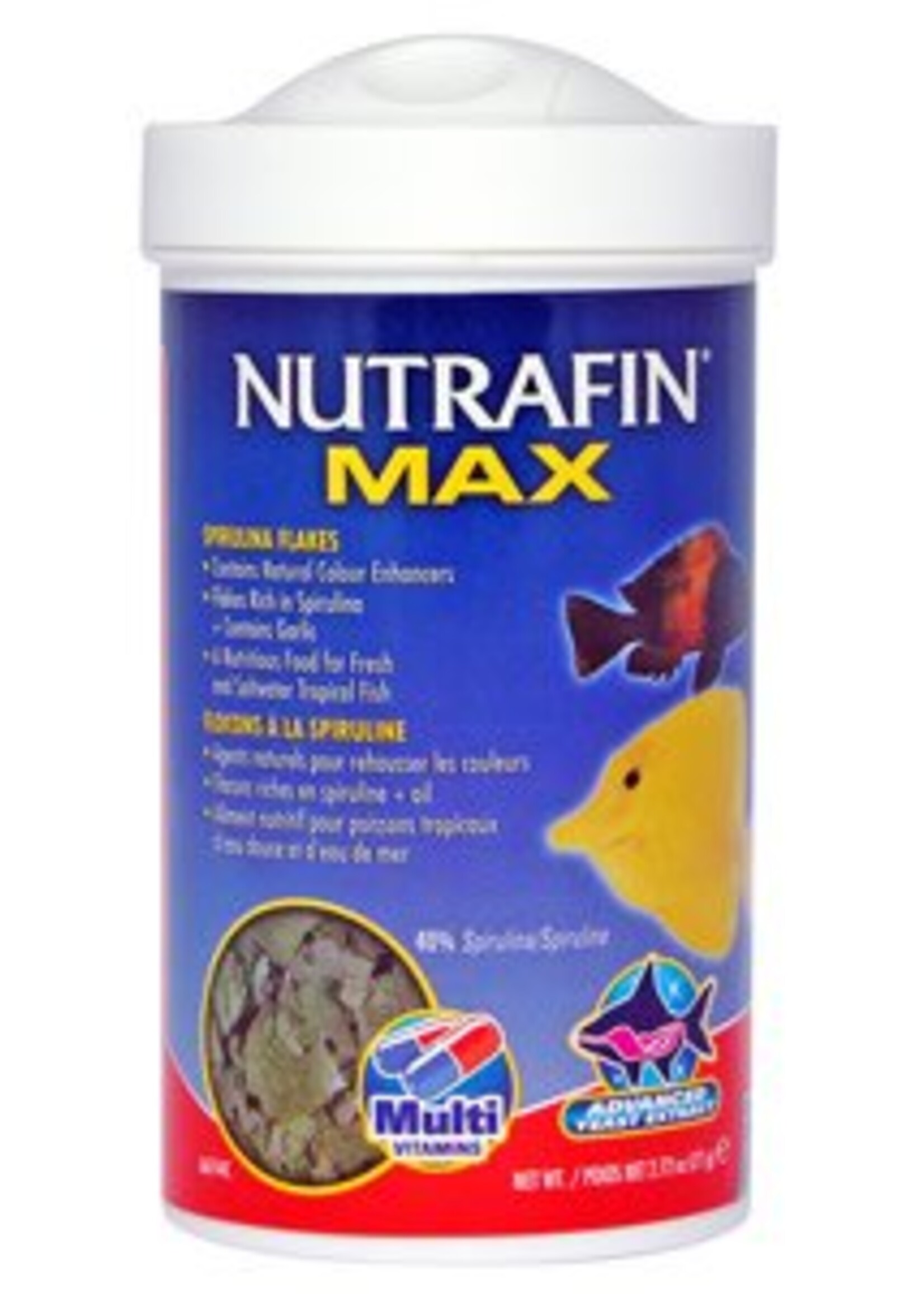 Nutrafin Nutrafin Max Spirulina Flakes, 77 g (2.72 oz)
