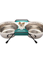 Dogit Stainless Steel Double Dog Diner, Small