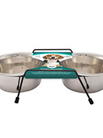 Dogit SS Double Dog Diner, Medium-V