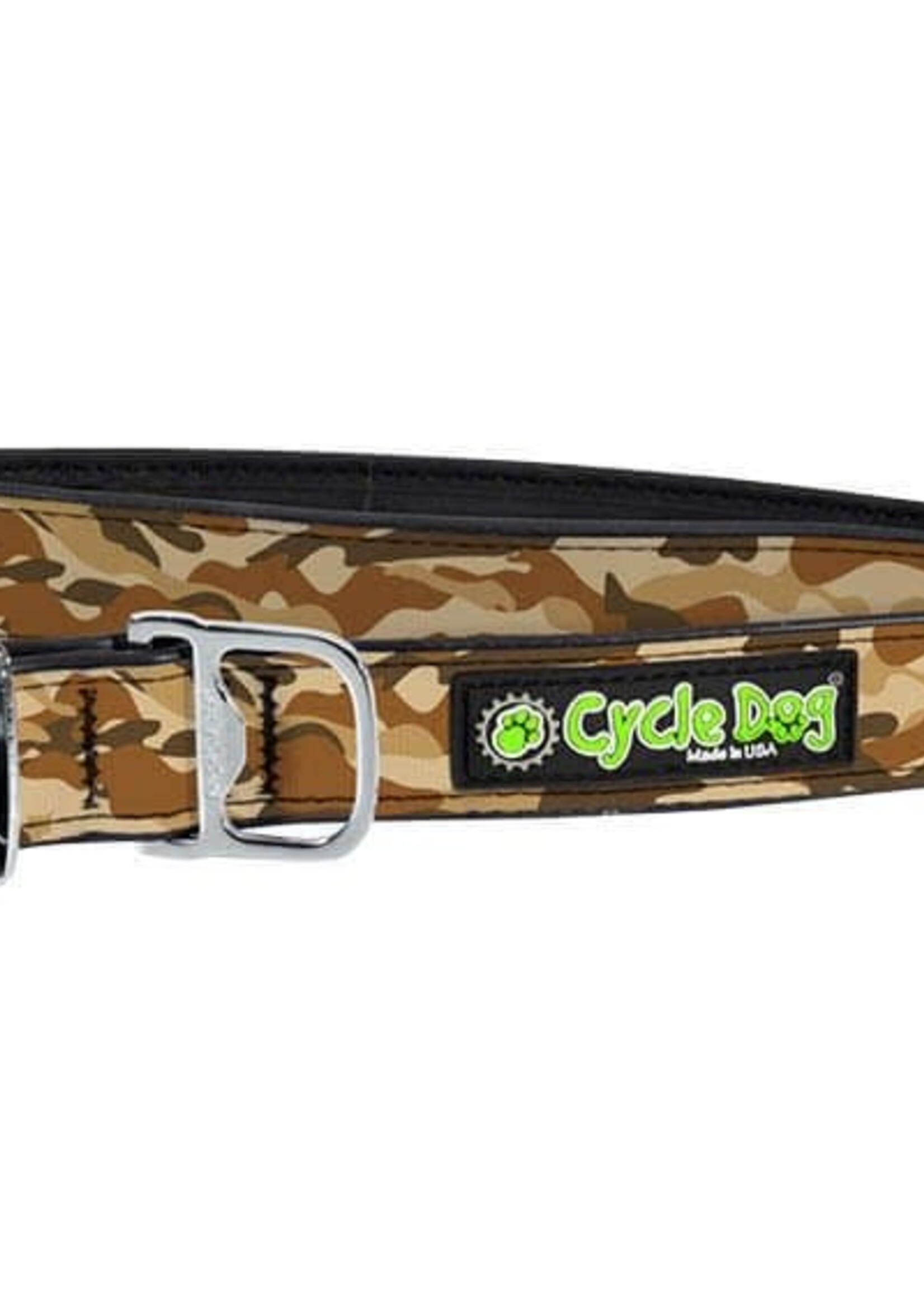 Cycle Dog Brown Camo Dog Collar - Small DISCONTINUED