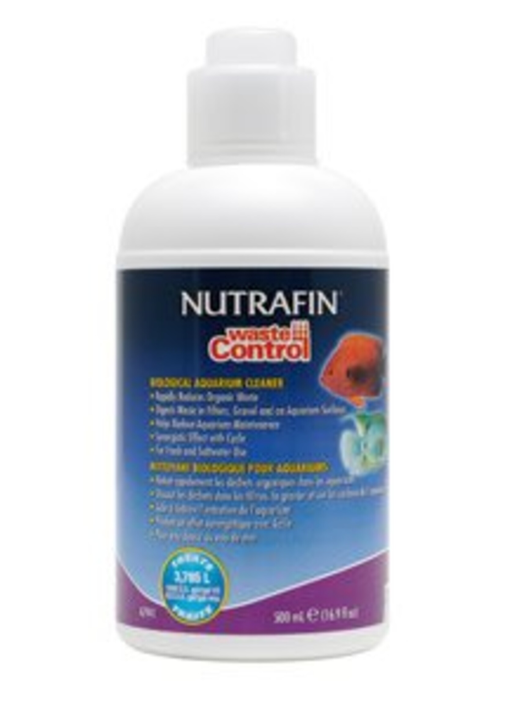 Nutrafin Nutrafin Waste Control, Biological Aquarium Cleaner, 500 mL (16.9 fl oz)