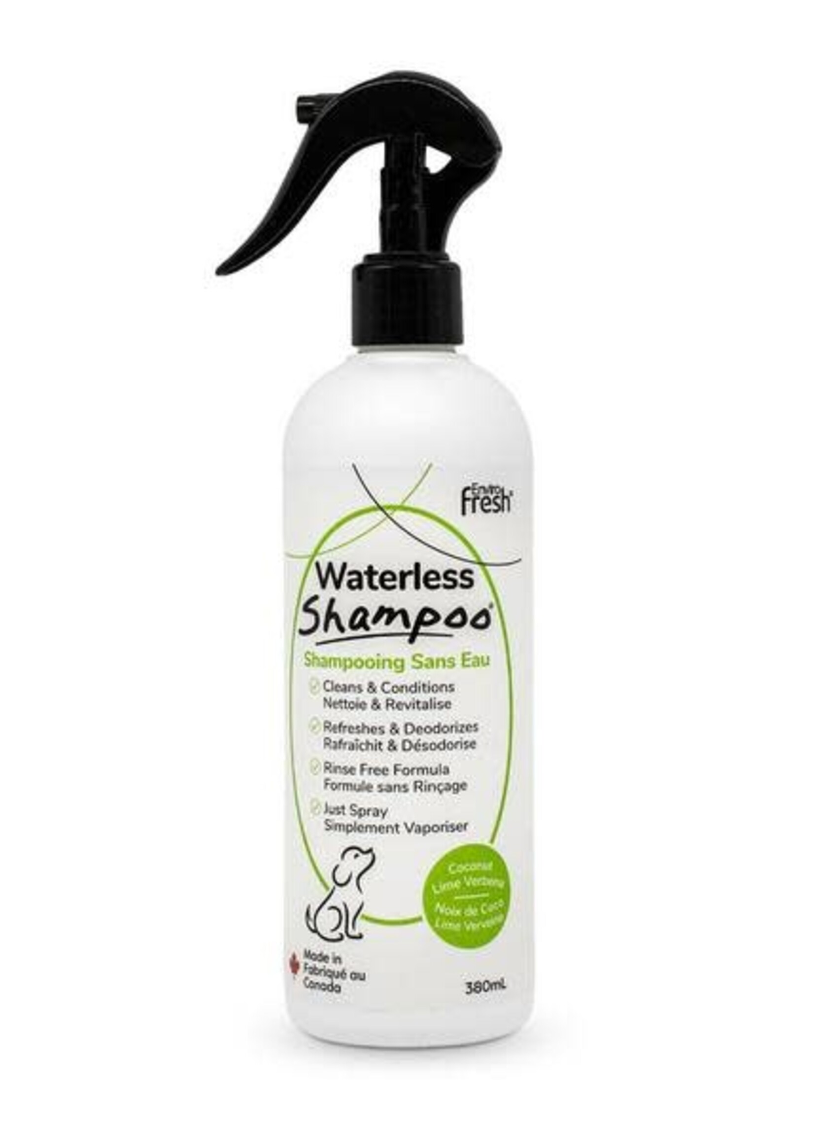 Enviro Fresh Waterless Shampoo Coconut Lime Verbena 380ML