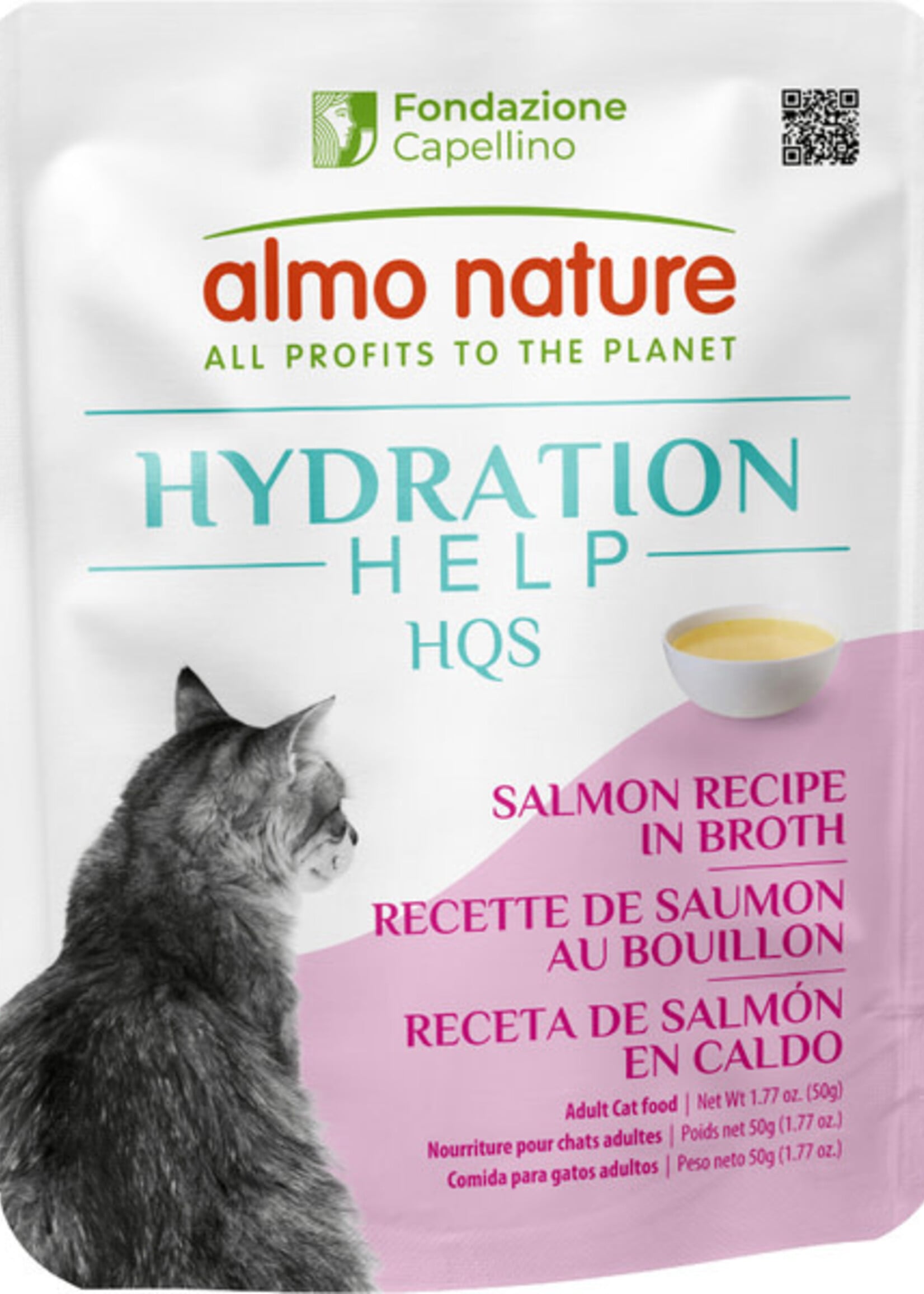 Almo Nature Salmon Broth w/ Salmon Fillet 50GM | Cat