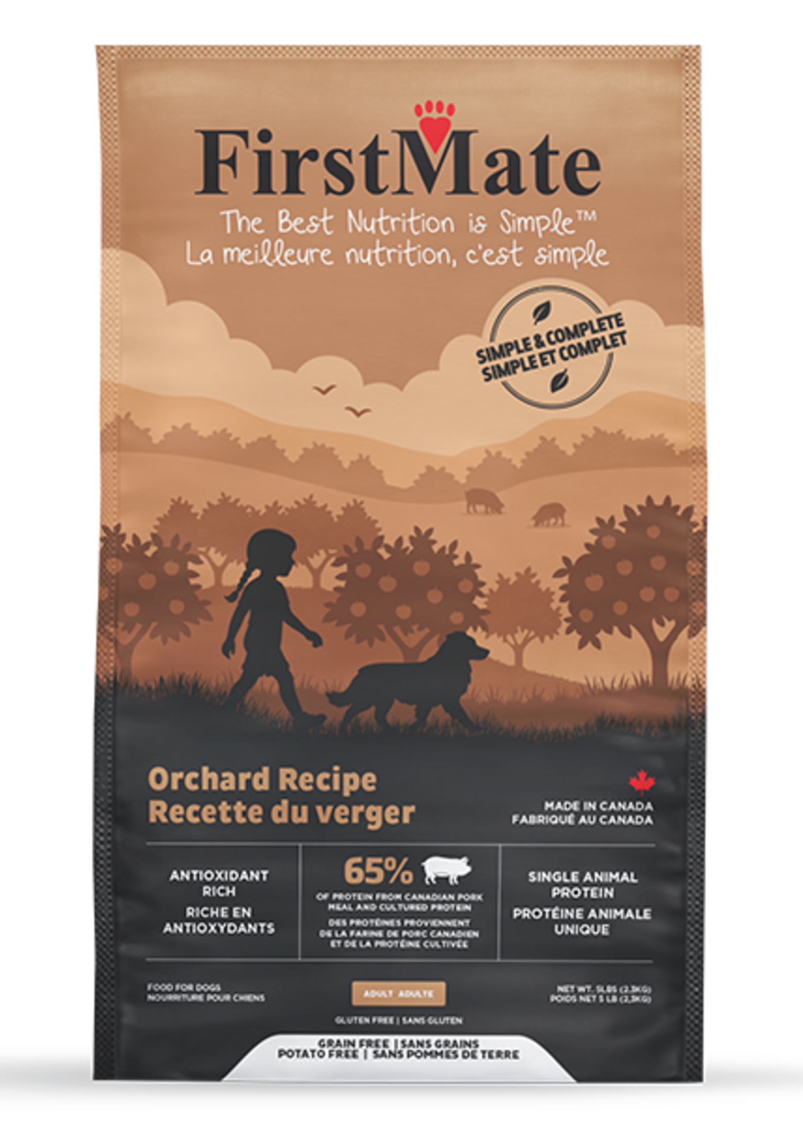 First Mate FirstMate Dog Simple & Complete Orchard Pork 25lb