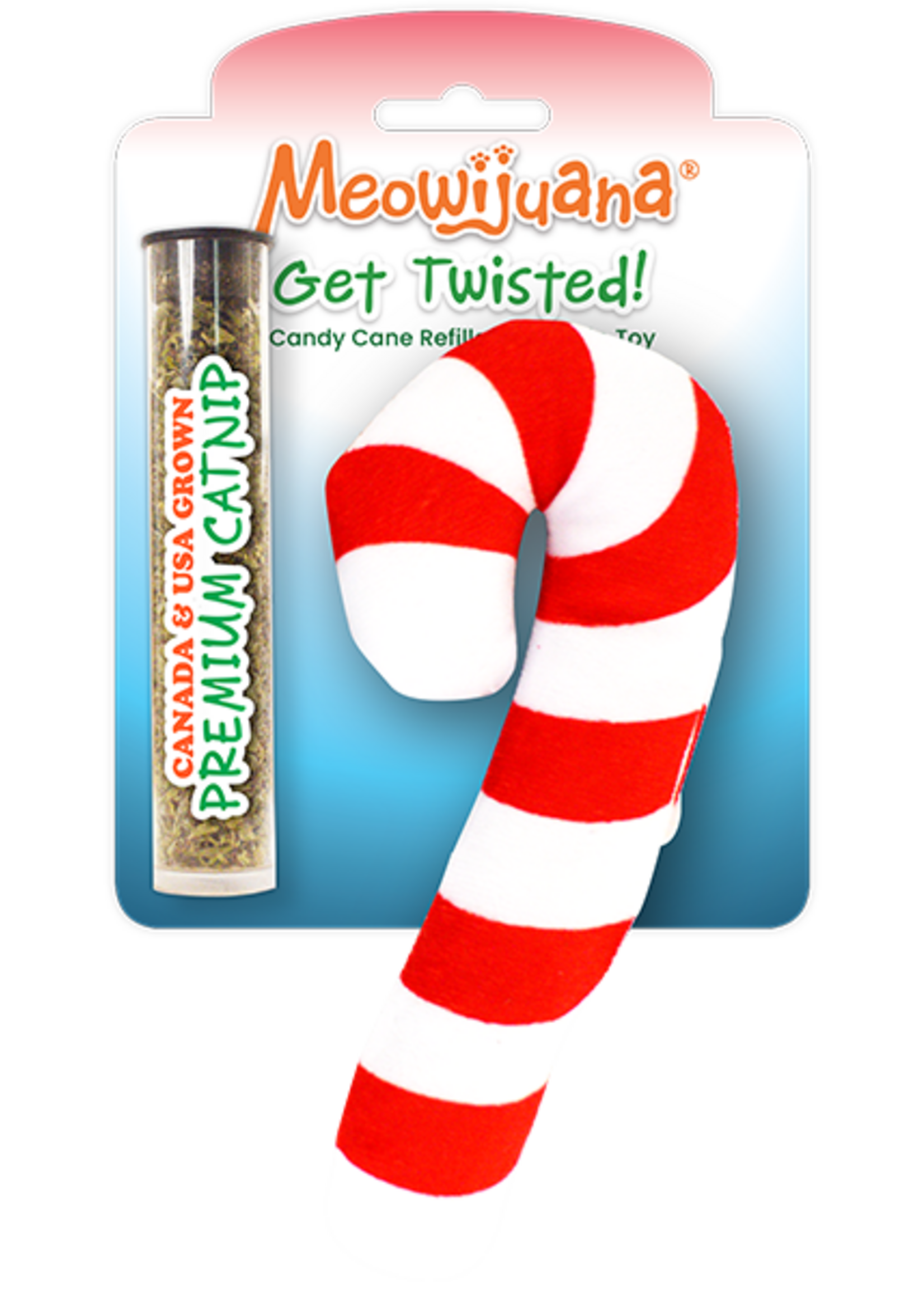 Meowijuana Meowijuana Cat Toy Get Twisted Candy Cane