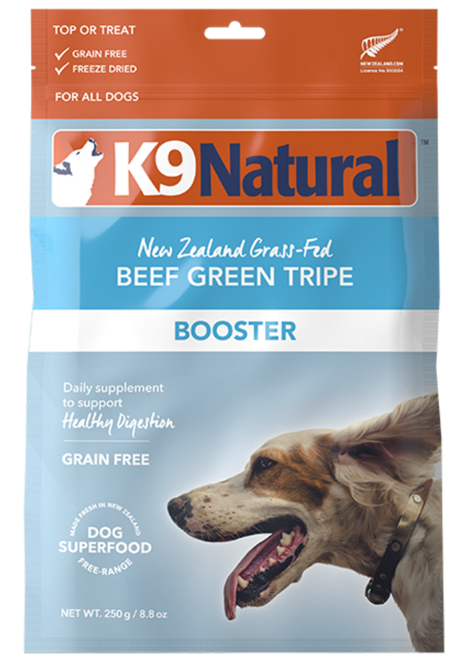 K9 Naturals K9 Natural Dog FD Booster Beef Green Tripe 8.8oz *Special Order