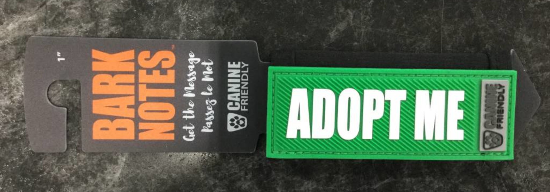 Bark Notes Leash Wraps 1" - Adopt Me