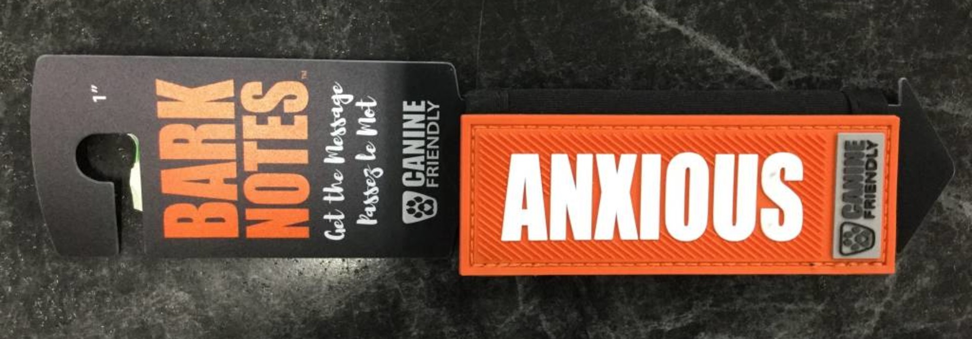 Bark Notes Leash Wraps 1" - Anxious