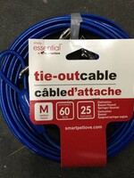 Med Tie Out Cable 25ft Blue