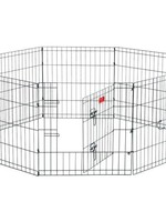 Exercise Pen - 8-Panel Blk Xxl 48in DISCONTINUED