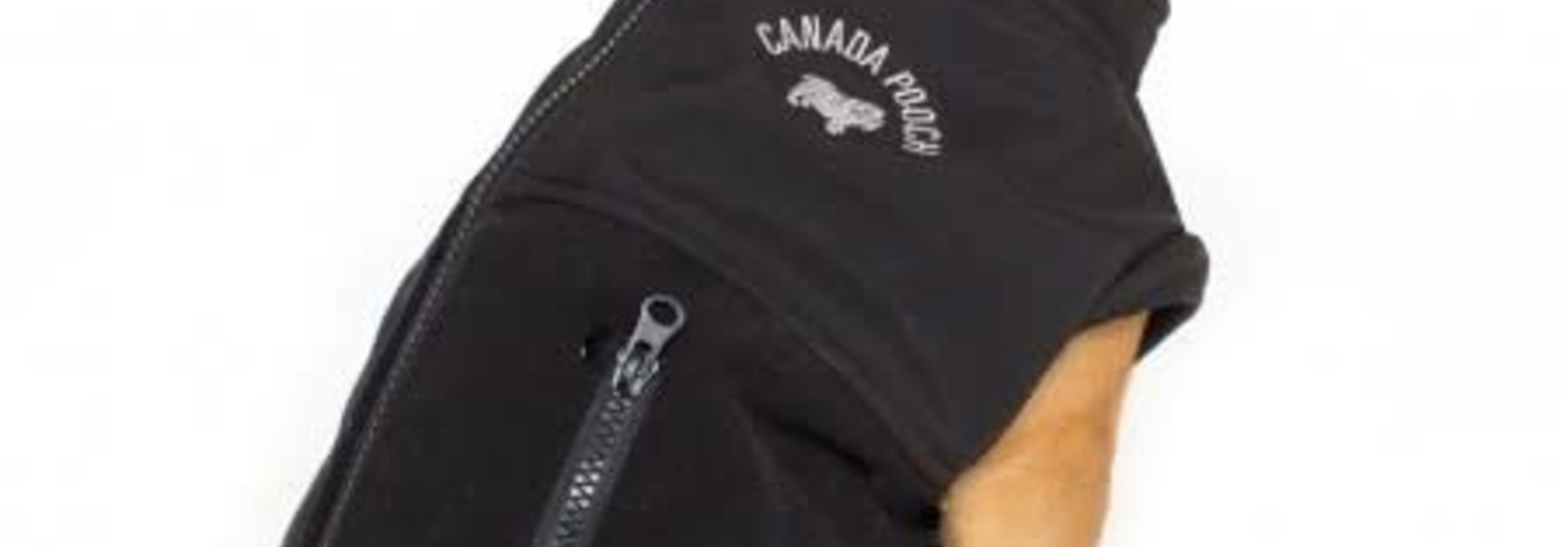 Canada Pooch Rocky Ridge Back-Zip Black 18"