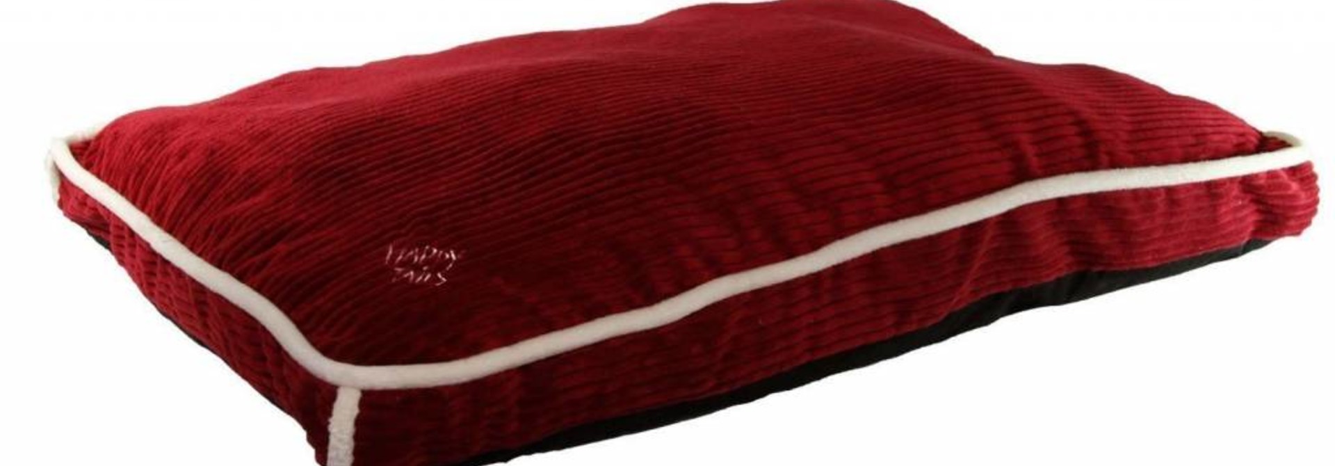 Corduroy Gusseted Bed Burnt Orange 27x36
