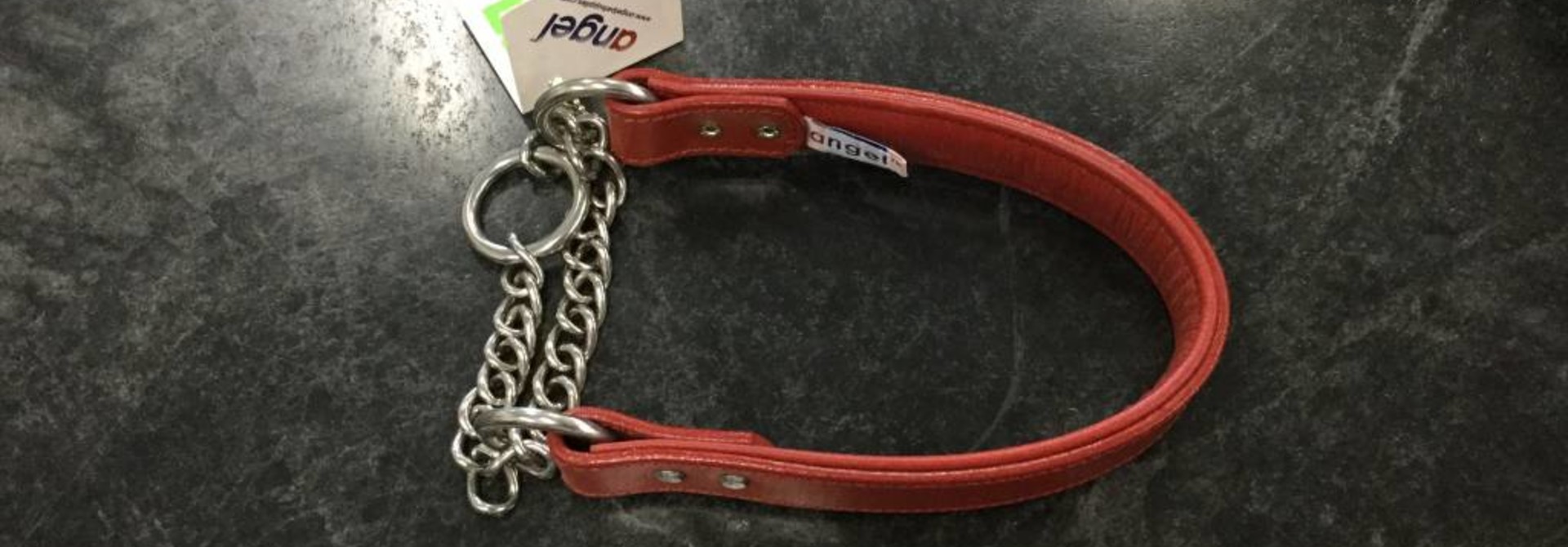 Angel Collar Rio Martingale Red 14"