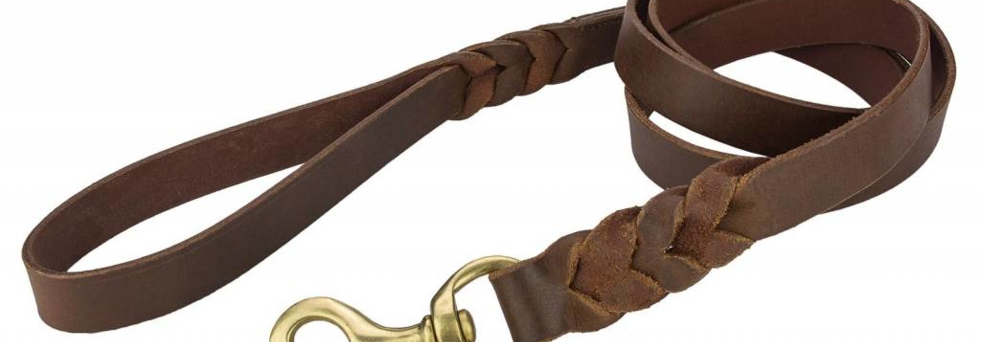 Angel Leash Braided Brown 6' x 3/4"