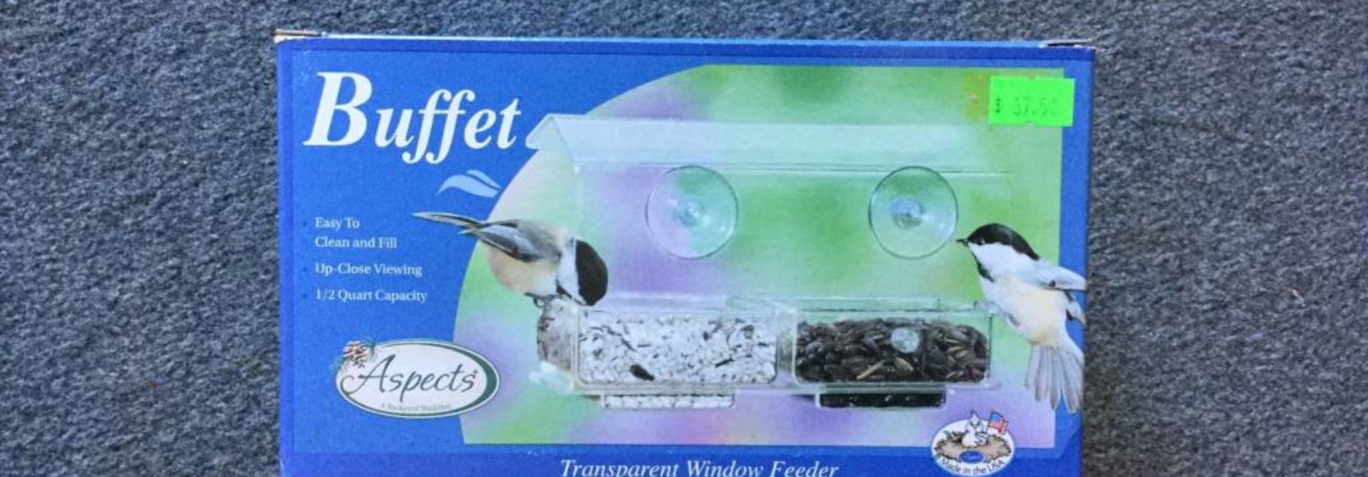 Buffet Transparent Window Feeder