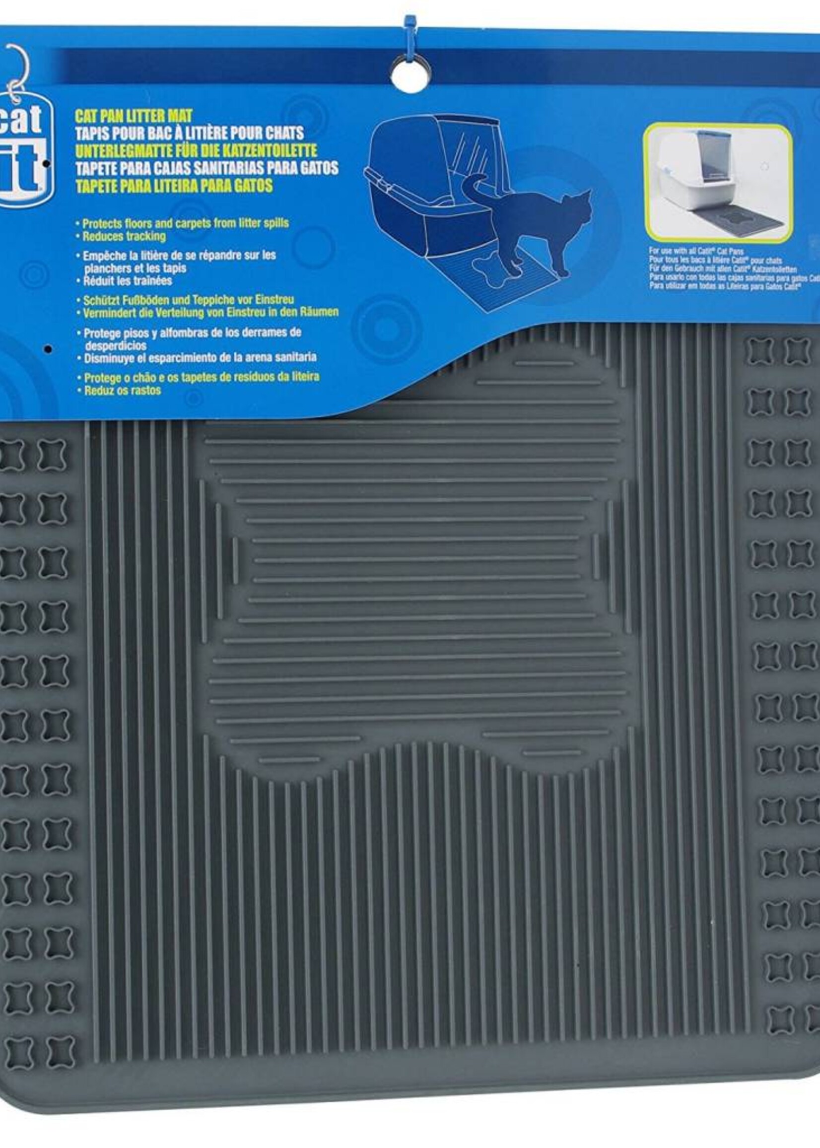 CatIt Catit Litter Pan Mat, Gray