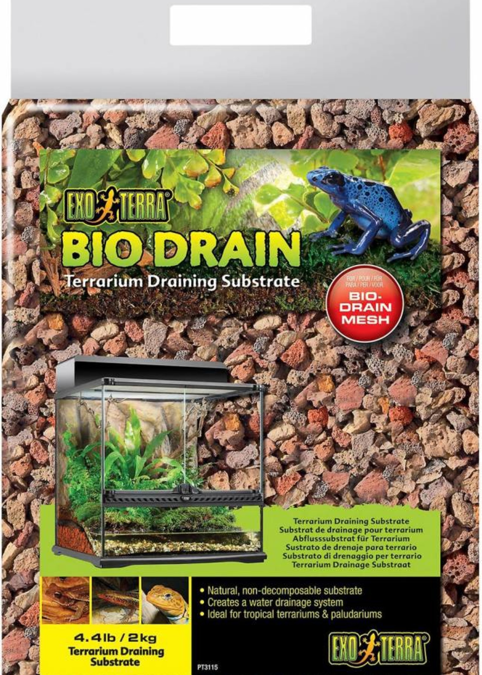 Exo Terra BioDrain Terrarium Substrate - 2 kg