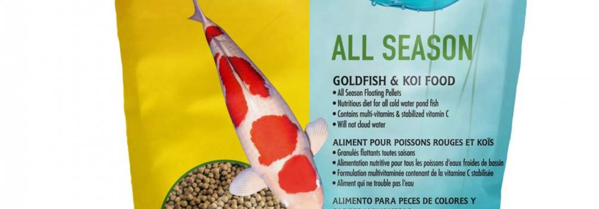 All Season Goldfish / Koi Floating Food 4.4 lb.