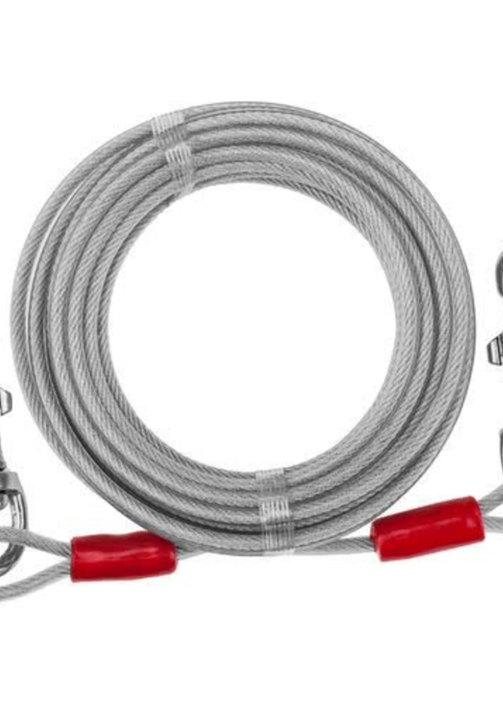 Lge Tie Out Cable 25ft Silver