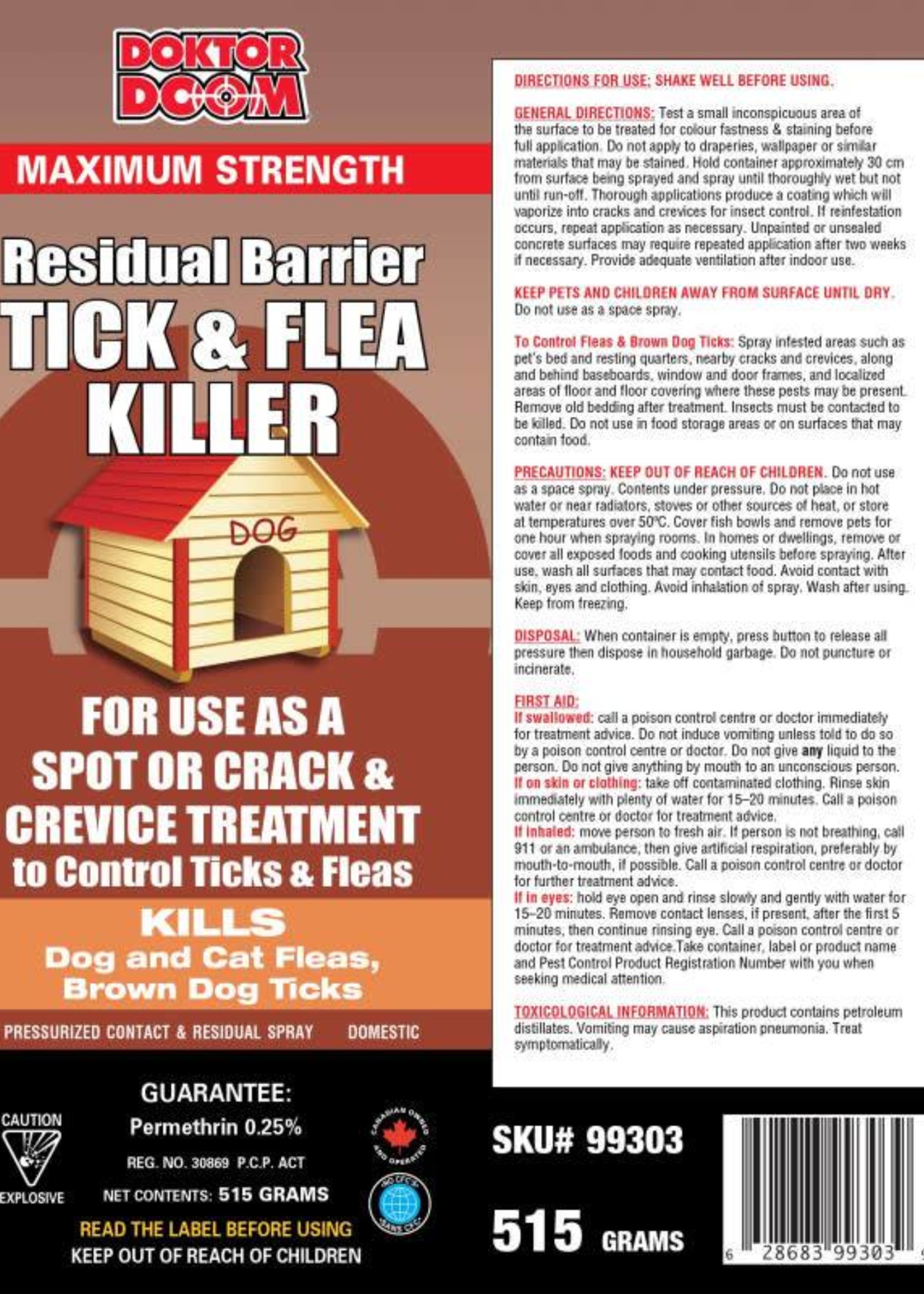 Flea Tick Residual Barrier