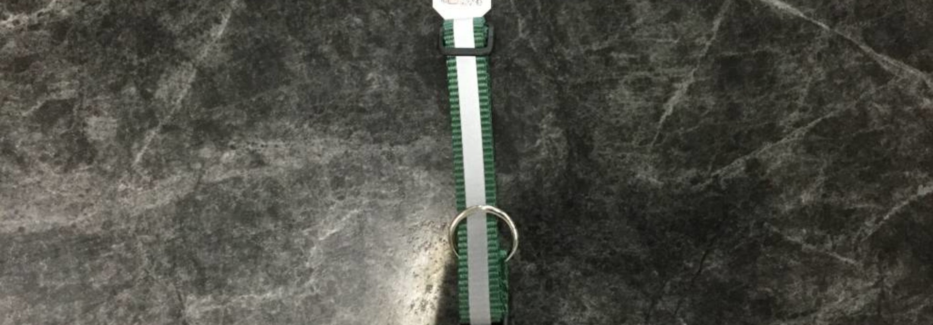 3/4" Reflective Adjustable Dog Collar with Composite Buckle
