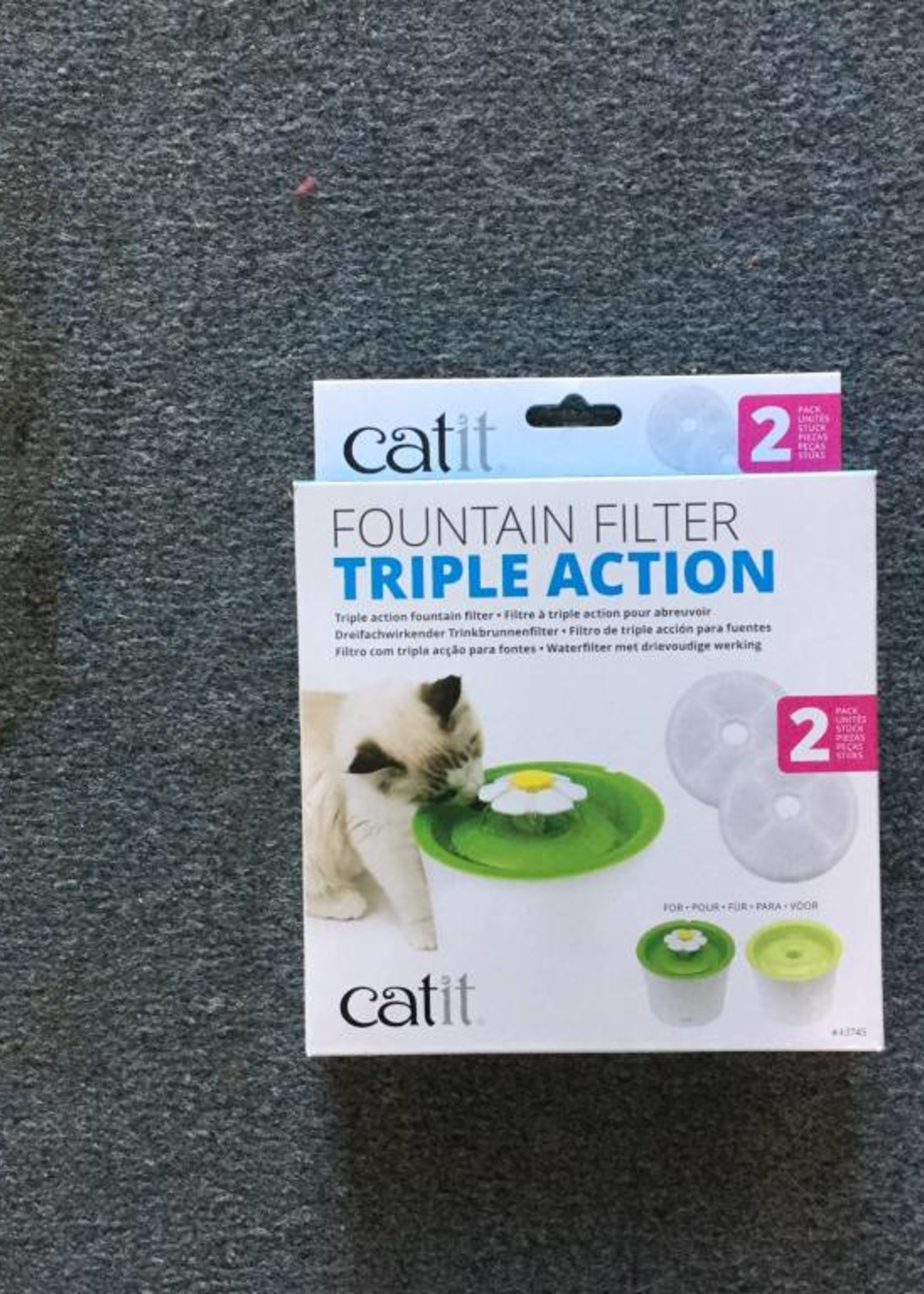 CatIt CA 2.0 Trpl Action Fntain Filter, 2 pk