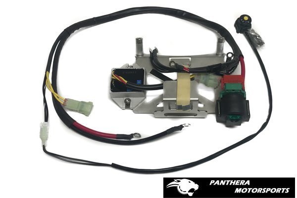 YZ250 battery box assembly- 4 cells (No regulator)