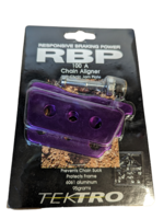 Tektro RBP Chain Aligner. Anti Jam plate (purple) NOS