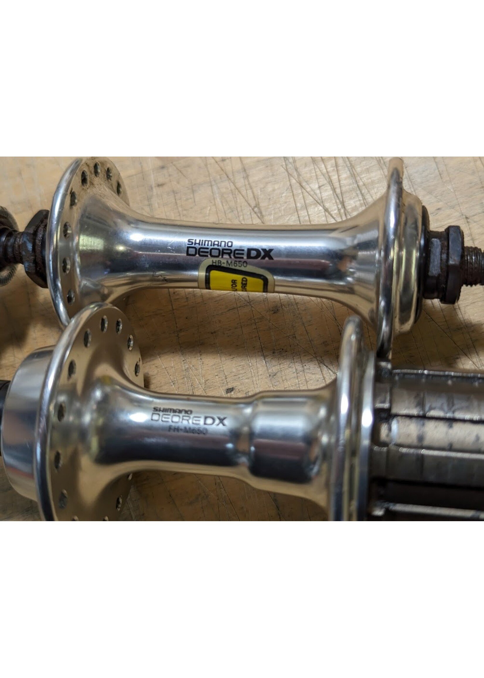 Deore DX 32 hole Hubs. FH-M650 7 speed UG/HG