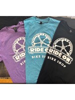 RIDE ON BIKES - TSHIRT - HEATHER PURPLE