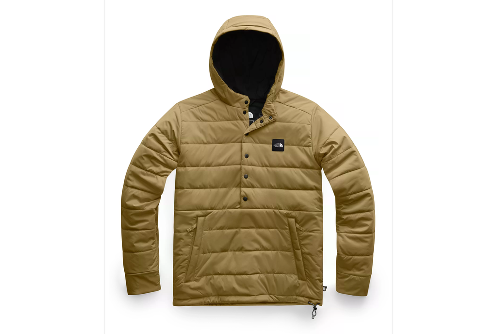 mens north face khaki hoodie