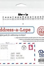 Paper Accents Address-a-Lope Plastic 2 in 1 Addressing Template